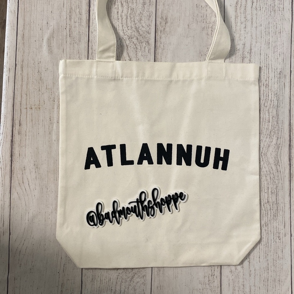 *ATLANNUH Atlanta Citizen Supply Reusable Canvas Shoulder Tote Bag Purse